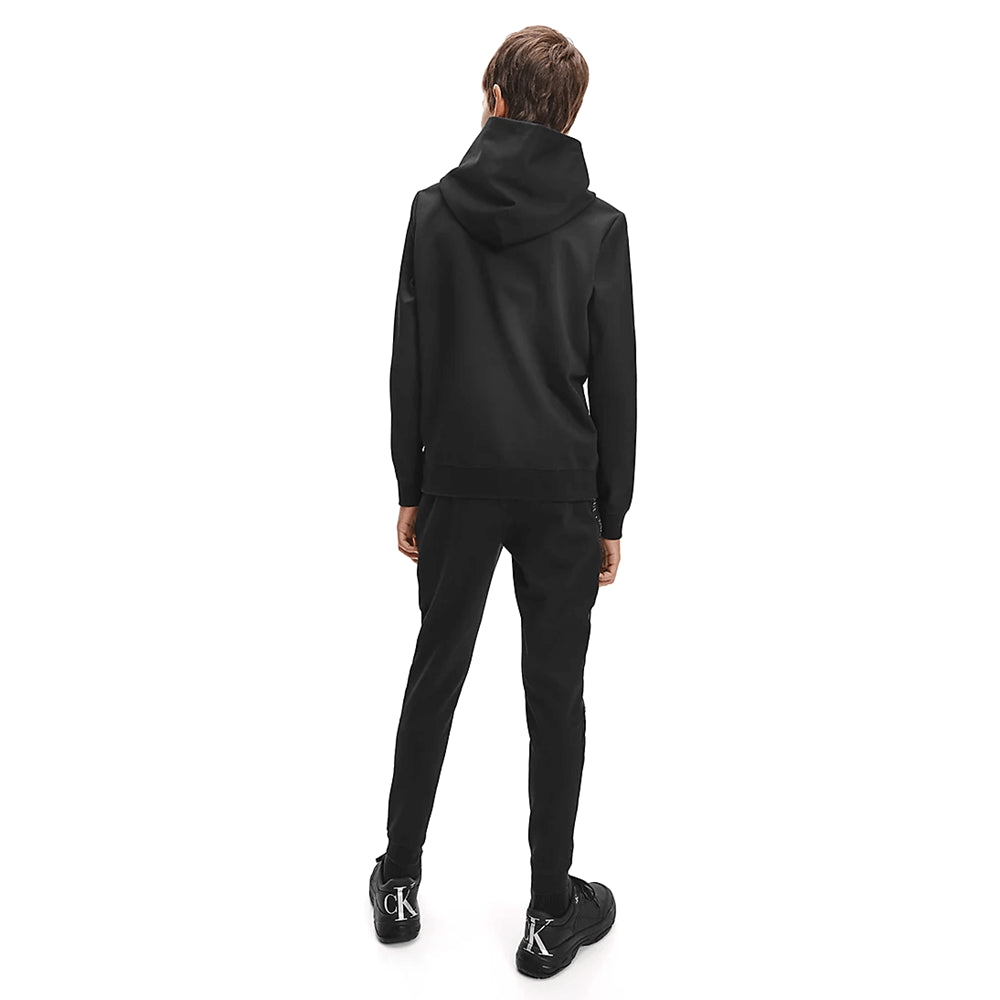 סווטשירט קפוצ'ון קלווין קליין Shadow Logo Tape Hoodie ילדים ונוער