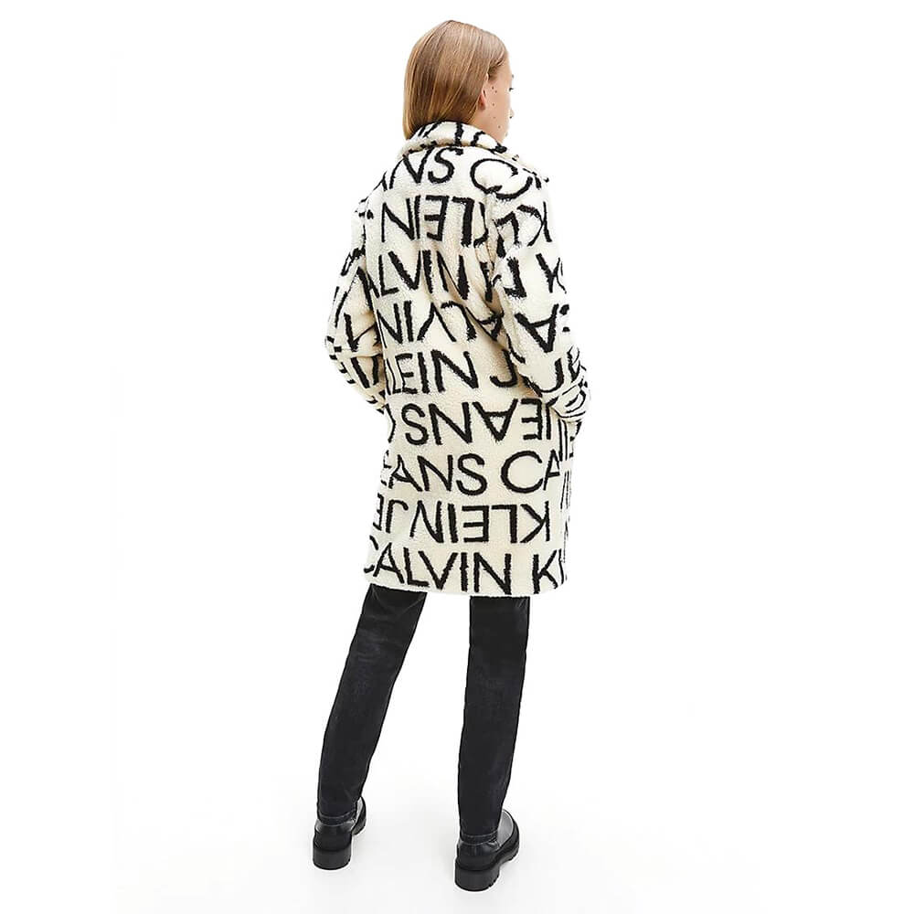 מעיל קלווין קליין Logo Aop ילדות ונערות