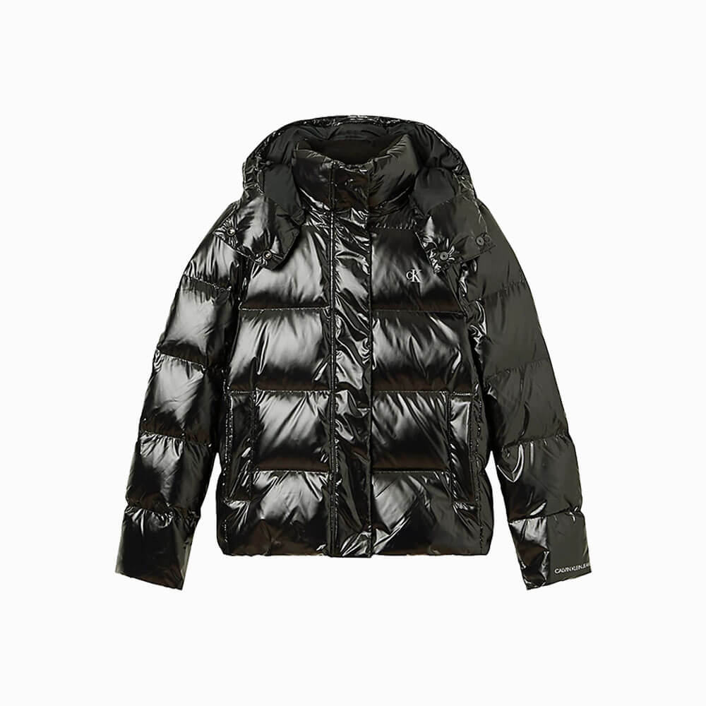 מעיל קלווין קליין Glossy Down Puffer נשים