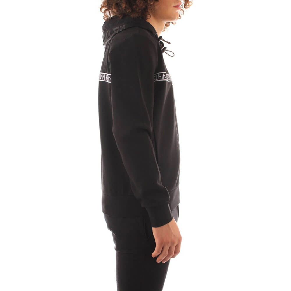 ג'קט קפוצ'ון קלווין קליין Mix Media Tape Hoodie גברים