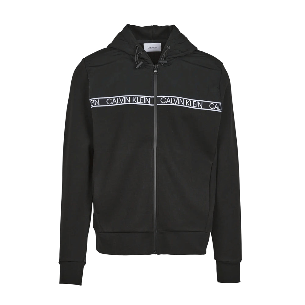 ג'קט קפוצ'ון קלווין קליין Mix Media Tape Hoodie גברים