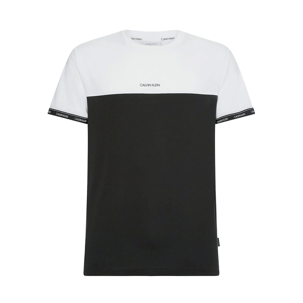חולצת טישרט קלווין קליין קצרה Organic Cotton Logo Tape T-Shirt גברים