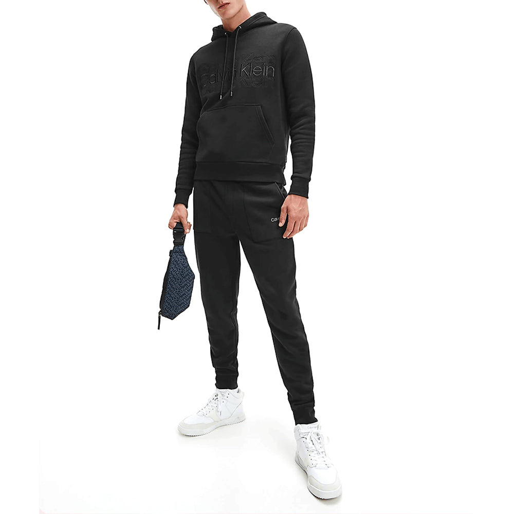 סווטשירט קפוצ'ון קלווין קליין Multi Logo Hoodie גברים