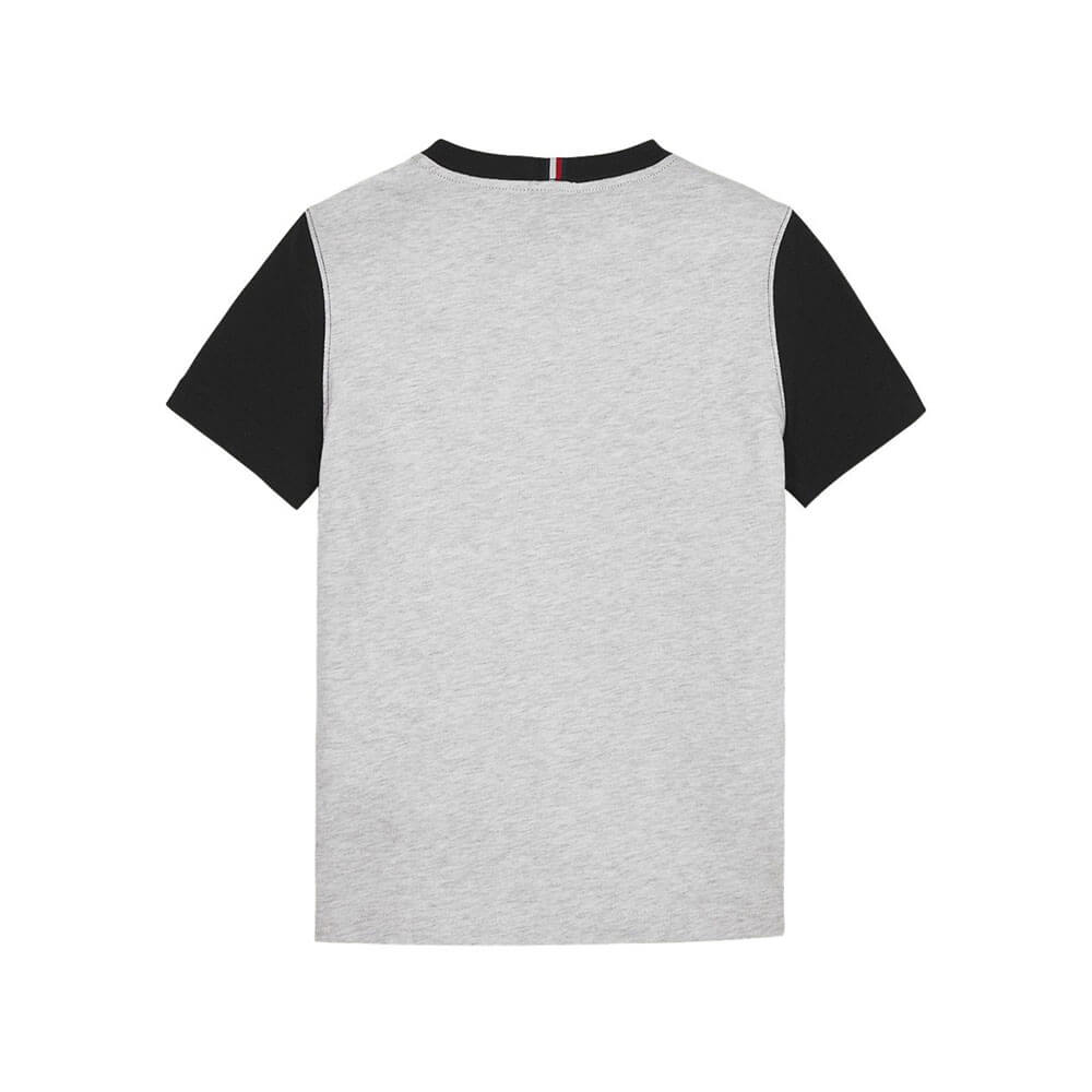 חולצת טישרט טומי הילפיגר קצרה Essential Colorblock Tee ילדים