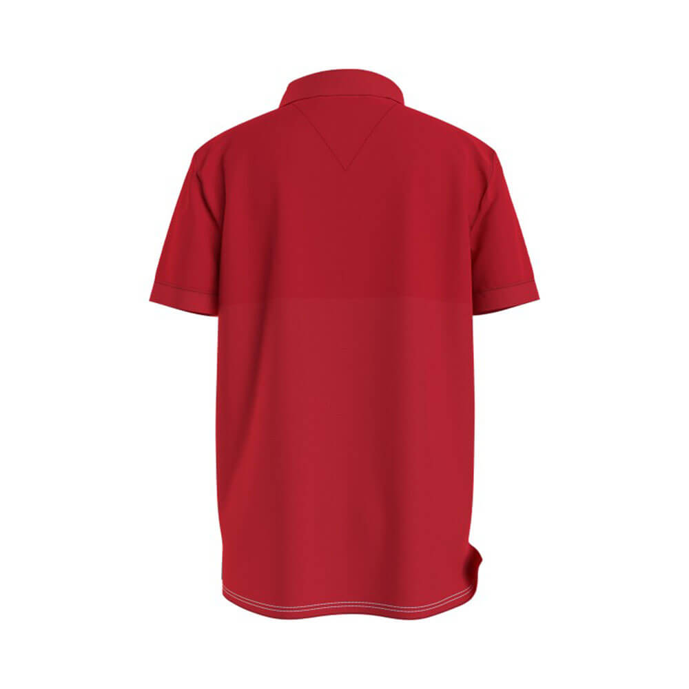 חולצת פולו קצרה טומי הילפיגר Colorblock Tape Polo ילדים