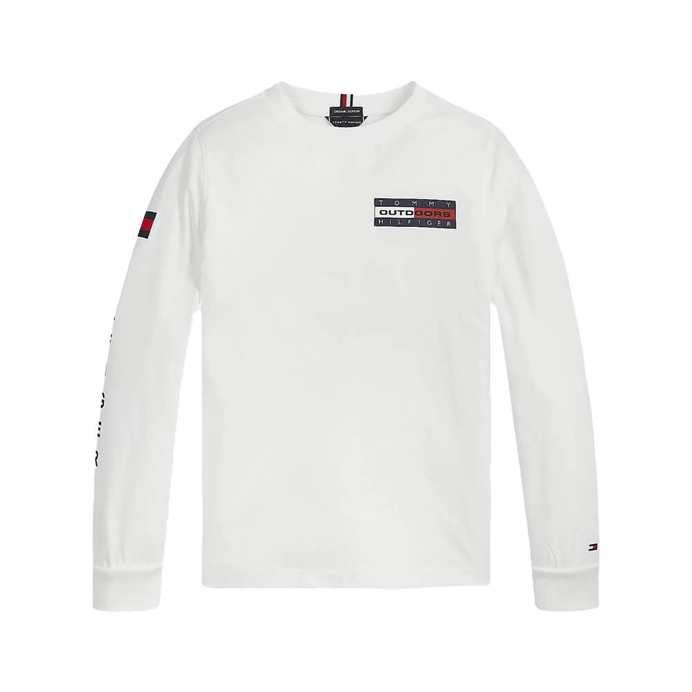 חולצת טישרט טומי הילפיגר ארוכה Expedition Tee L/S ילדים