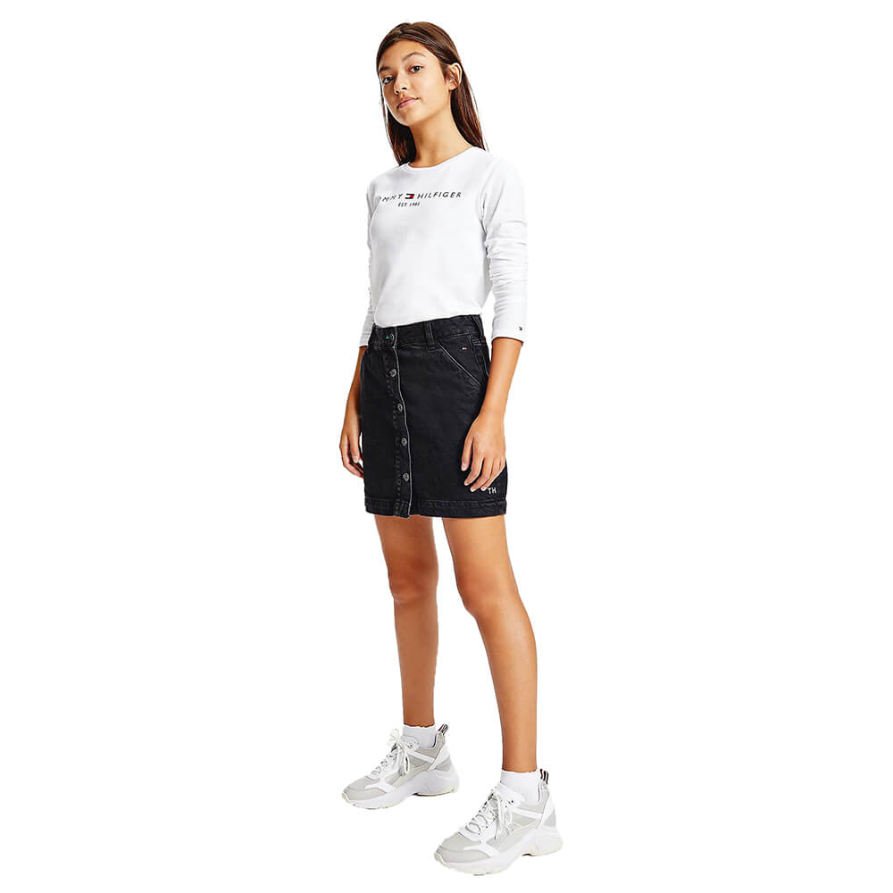 חולצת טישרט טומי הילפיגר ארוכה Essential Tee L/S נערות