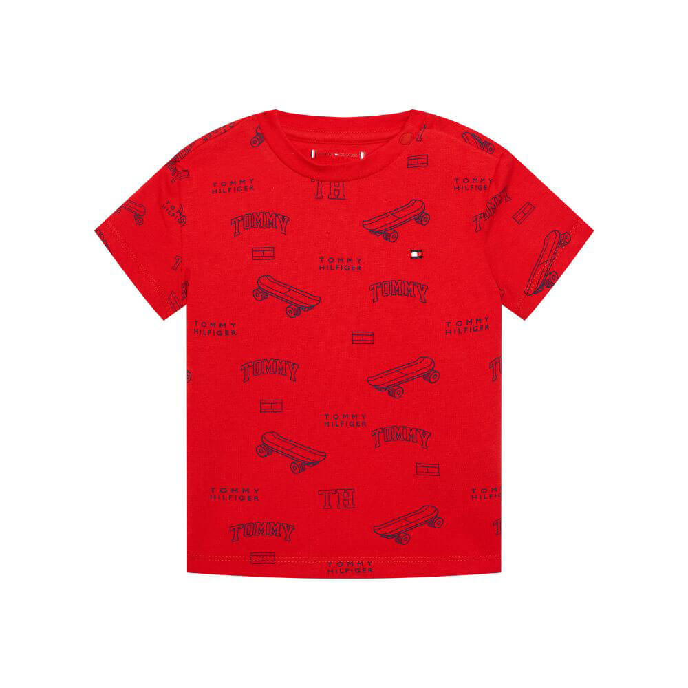 אוברול ג'ינס טומי הילפיגר Baby Tommy Dungaree Set תינוקות