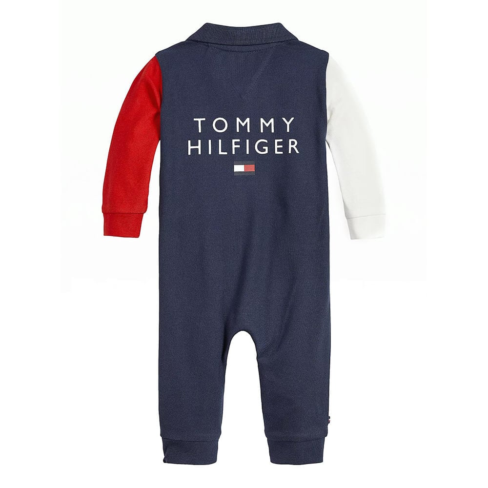 אוברול פולו טומי הילפיגר Baby Colorblock Coverall תינוקות