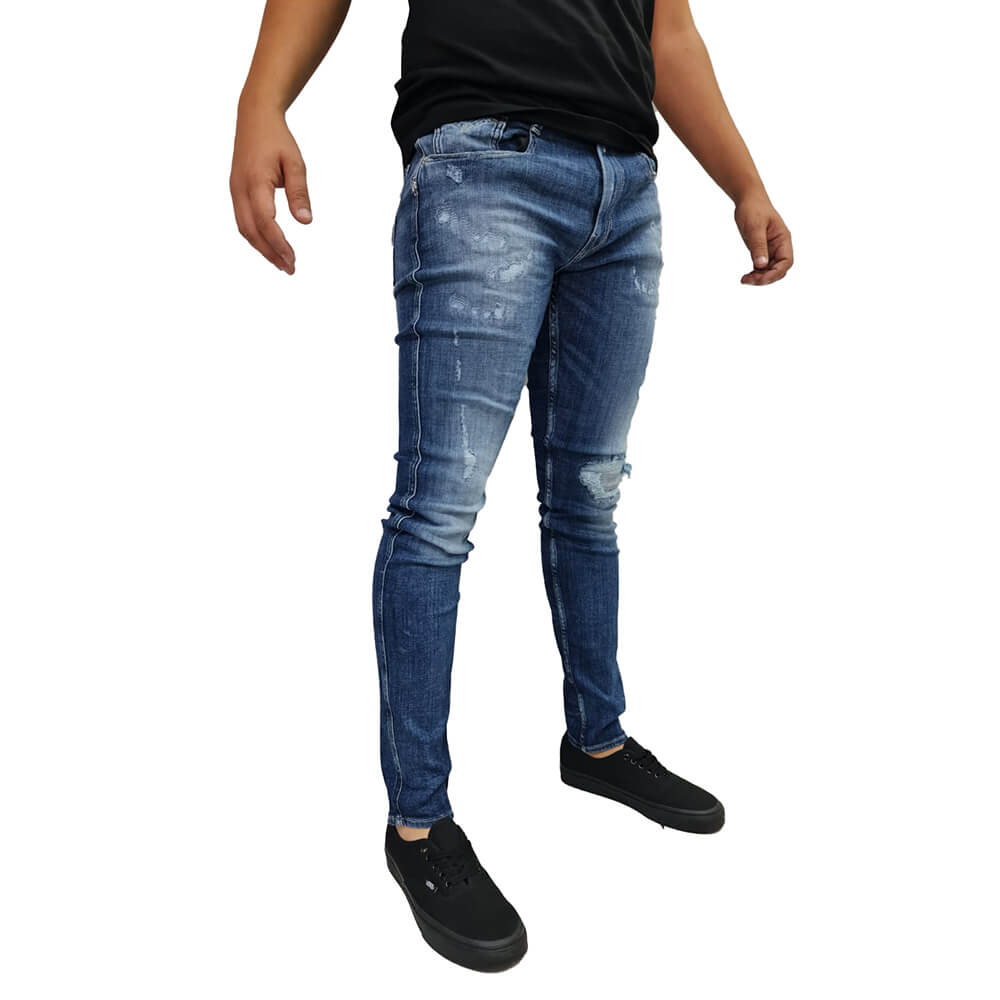 ג'ינס ריפליי משופשף גברים