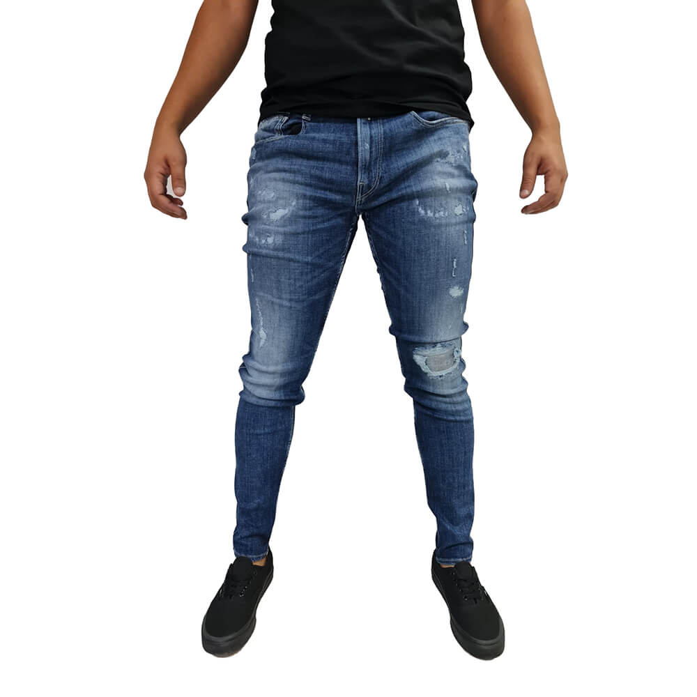 ג'ינס ריפליי משופשף גברים
