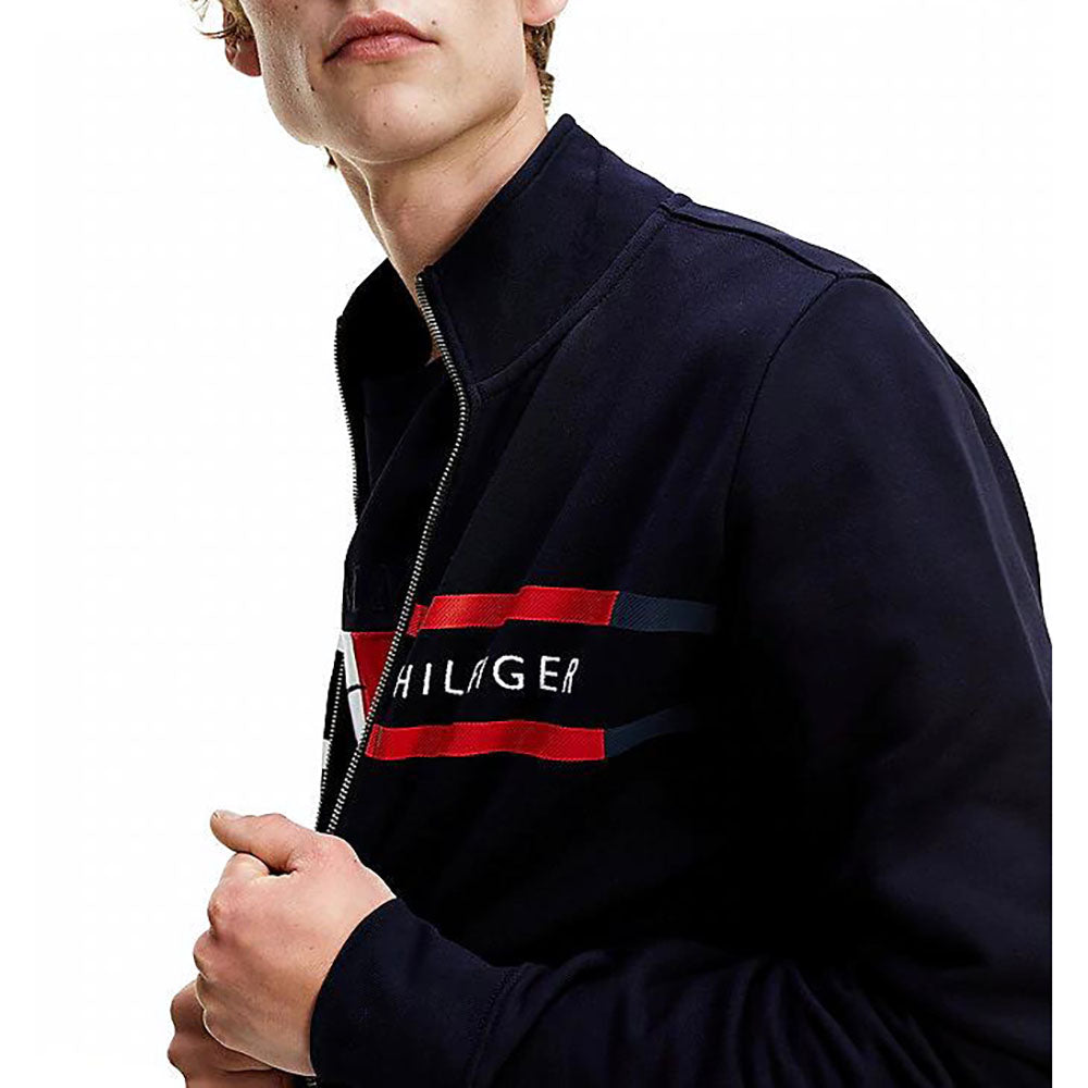 ג'קט טומי הילפיגר Logo Embroidery Zip גברים