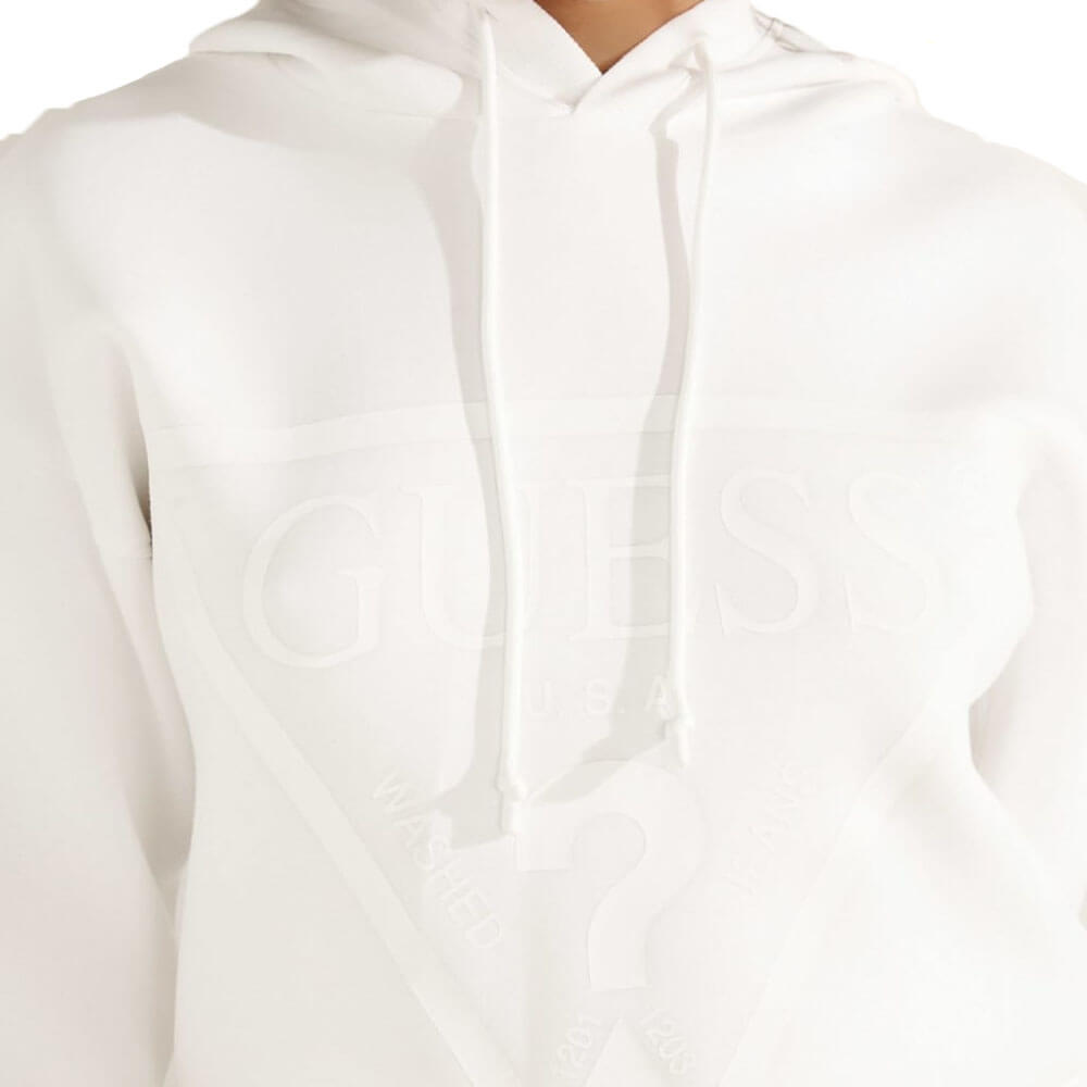 סווטשירט קפוצ'ון Guess נשים Alisa Hooded Sweatshirt