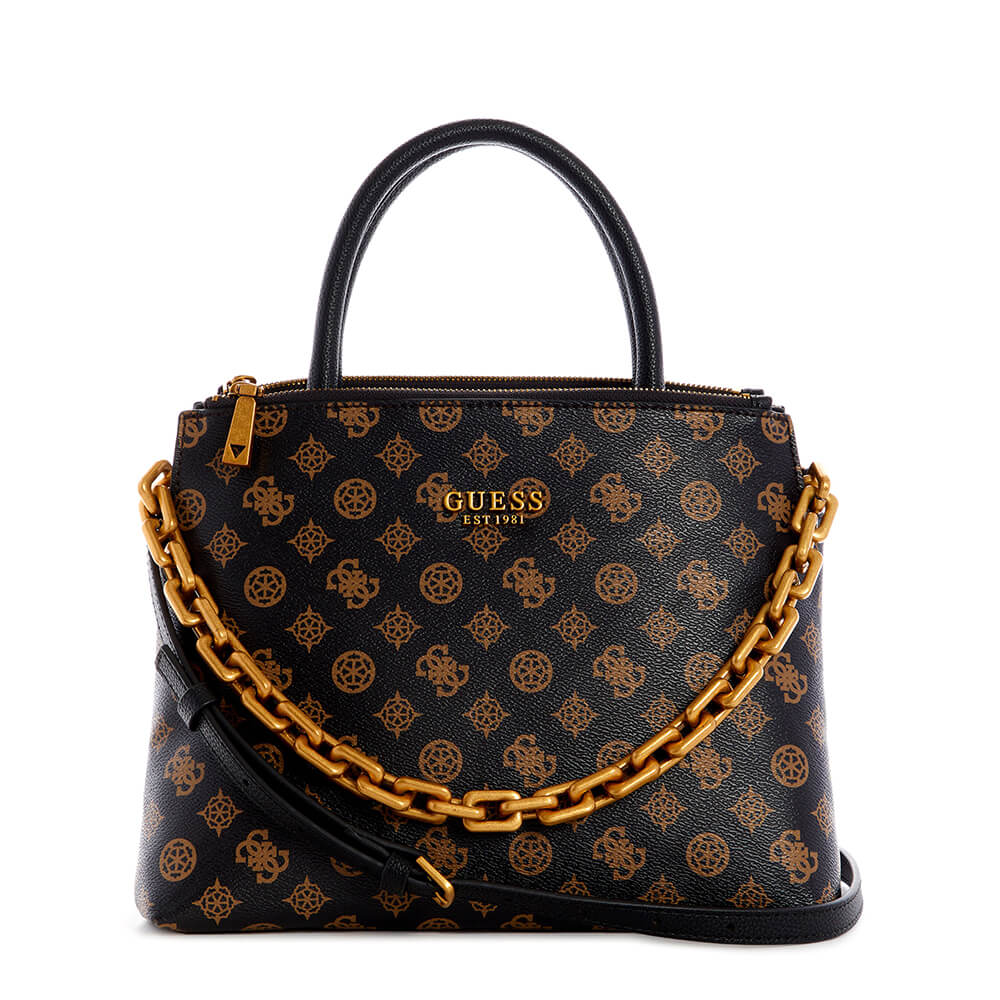 תיק נשיאה Guess נשים Turin Tri Cmprtmnt Satchel