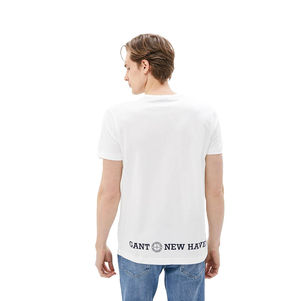 חולצת טישרט גאנט קצרה Nautical גברים