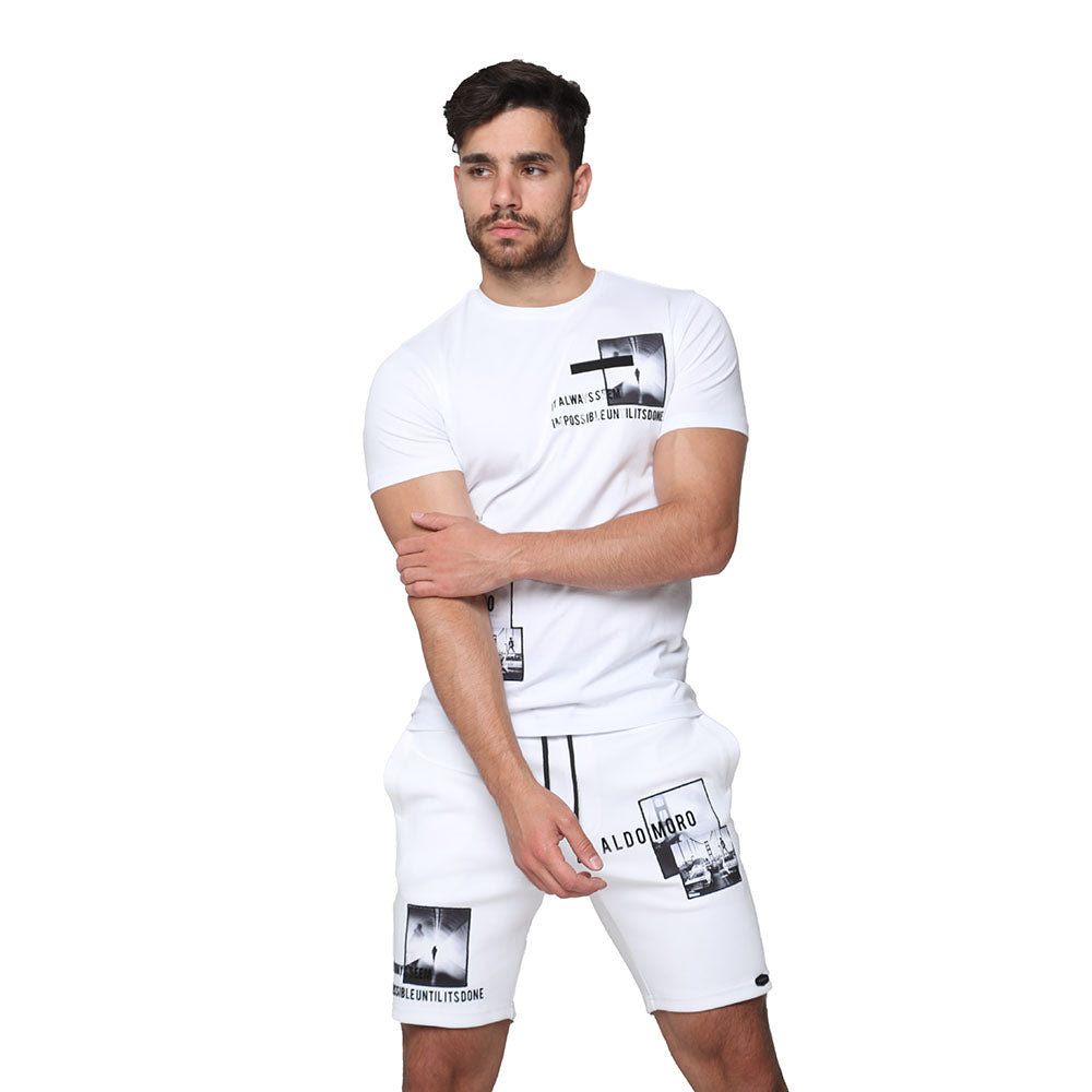 מכנס אלדו מורו קצר הדפס תמונות גברים