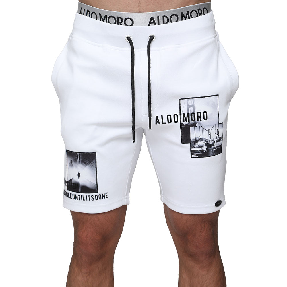 מכנס אלדו מורו קצר הדפס תמונות גברים