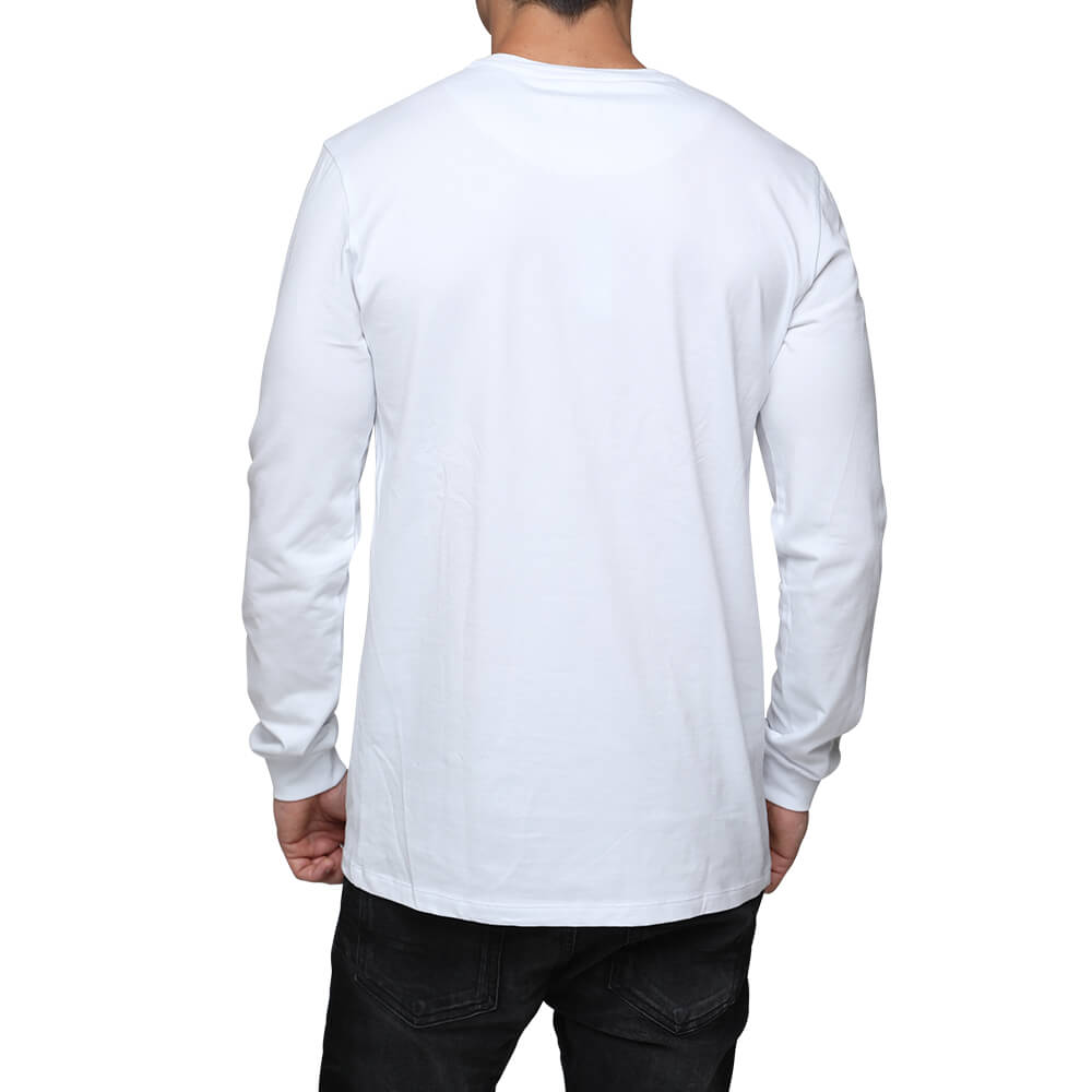 חולצת טישרט אלדו מורו ארוכה עם הדפס גולגולת גדול