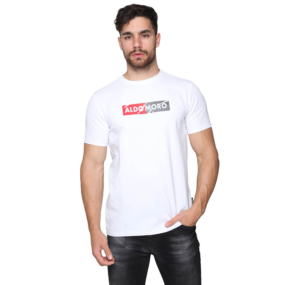 חולצת טישרט אלדו מורו קצרה לוגו ברקים גברים