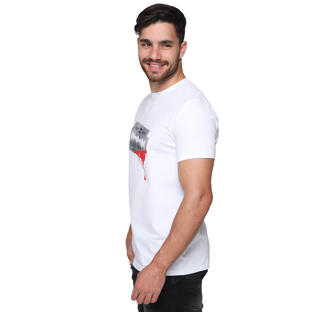 חולצת טישרט אלדו מורו קצרה הדפס להב גברים