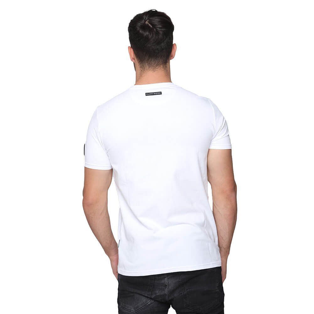 חולצת טישרט אלדו מורו קצרה פרצוף סיליקון גברים