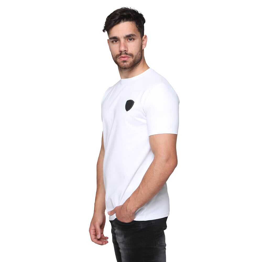 חולצת טישרט אלדו מורו קצרה גולגולת רקומה בגב גברים