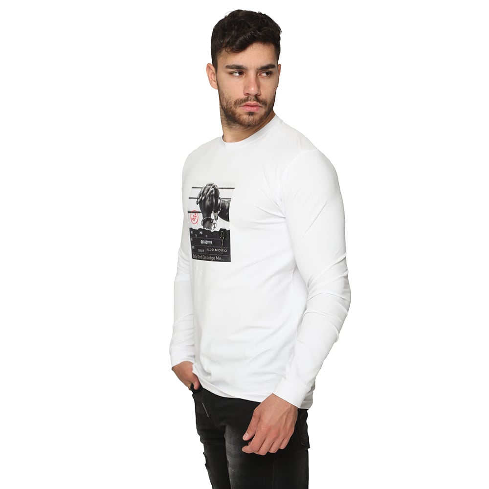 חולצת טישרט אלדו מורו ארוכה מפתח אזיקים גברים