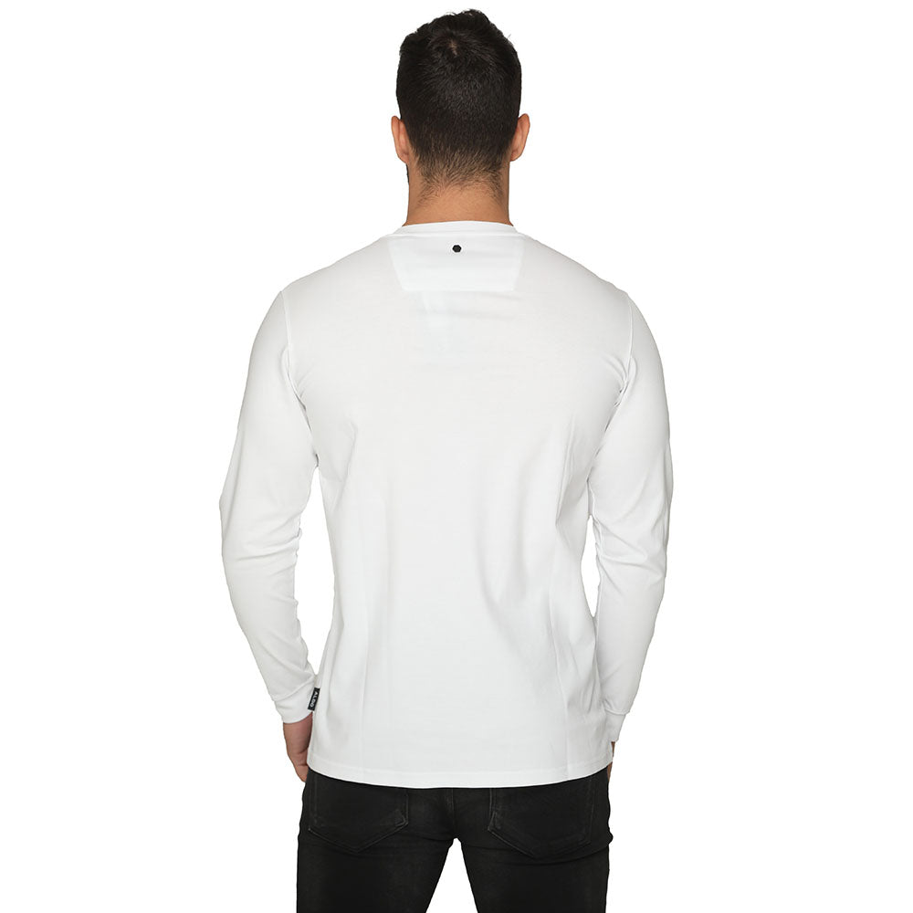 חולצת טישרט אלדו מורו ארוכה הדפס שרשרת גברים