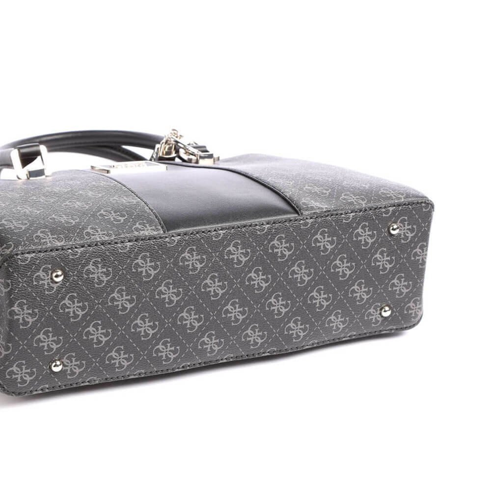 תיק נשיאה GUESS נשים Tyren Status Logo-Print Satchel