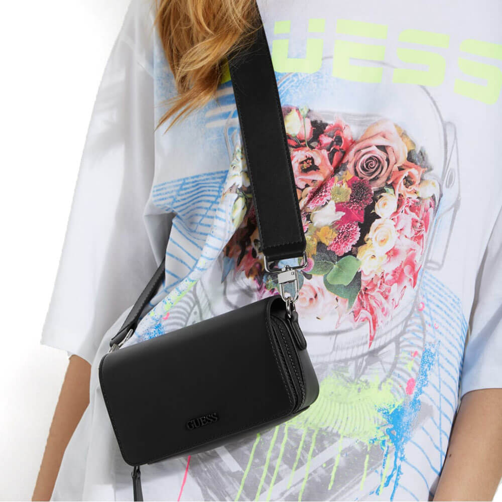 תיק צד GUESS נשים Picnic Mini Shoulder Bag