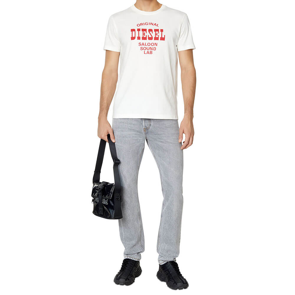 חולצת טישרט דיזל קצרה Saloon Sound Lab Logo גברים