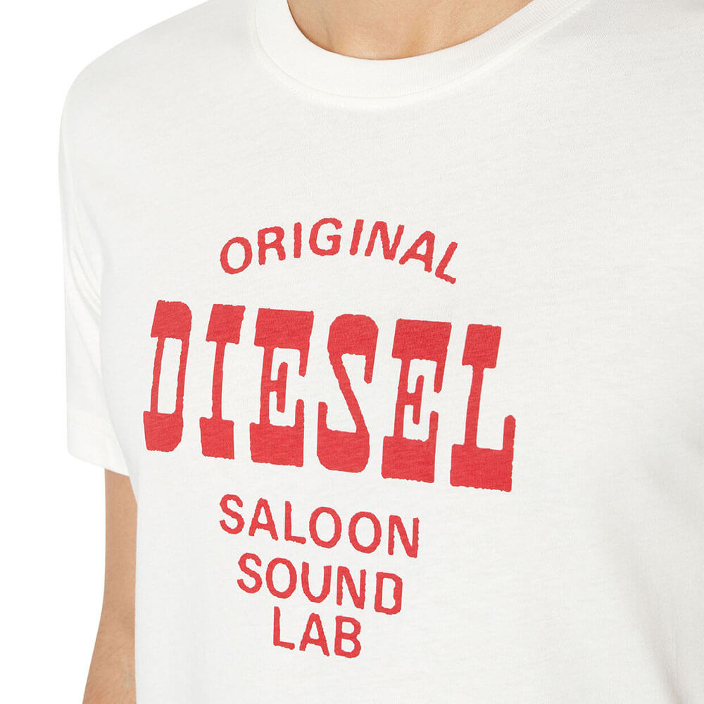 חולצת טישרט דיזל קצרה Saloon Sound Lab Logo גברים