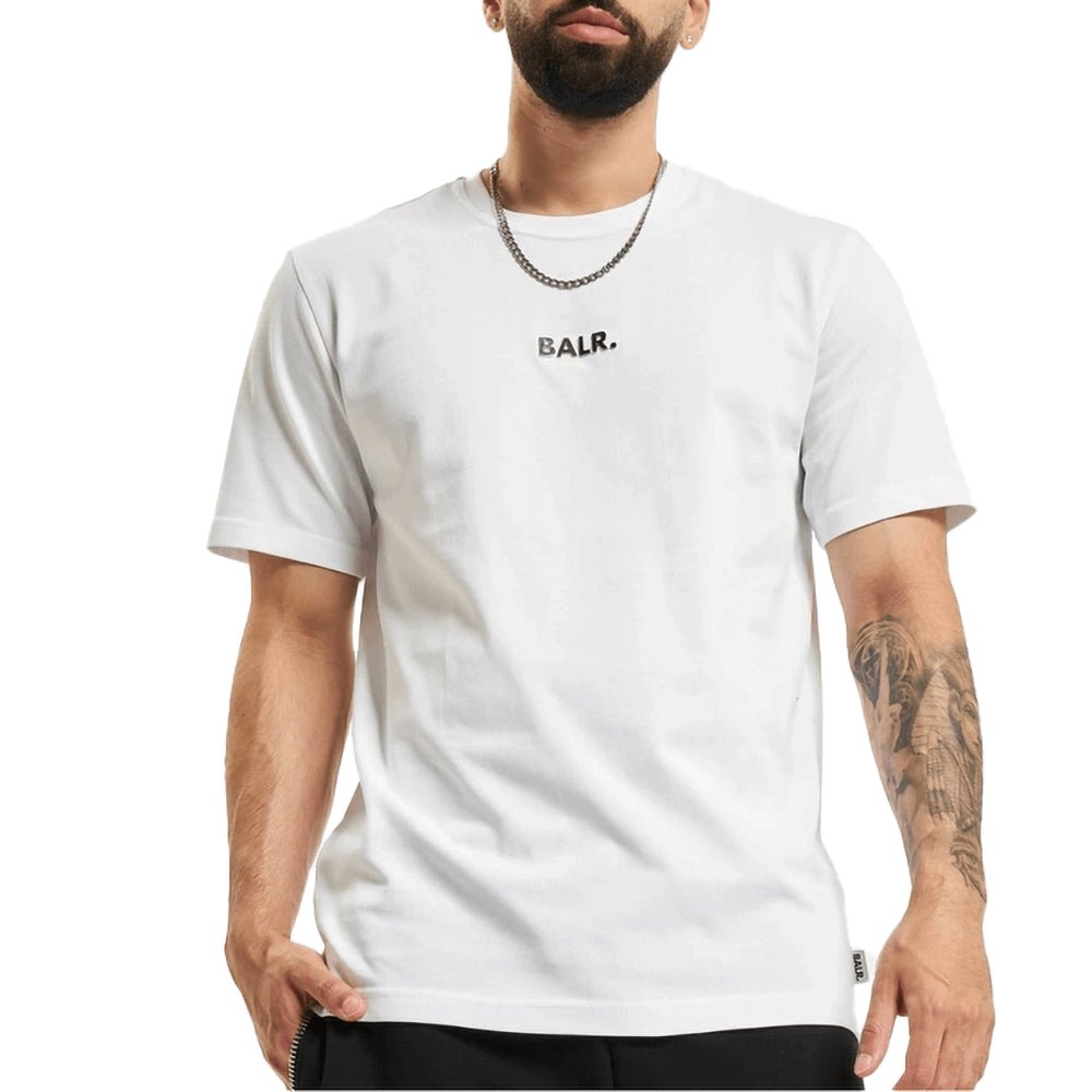 חולצת טישרט באלר קצרה Classic Straight גברים - balr-B10003-BLK-XS