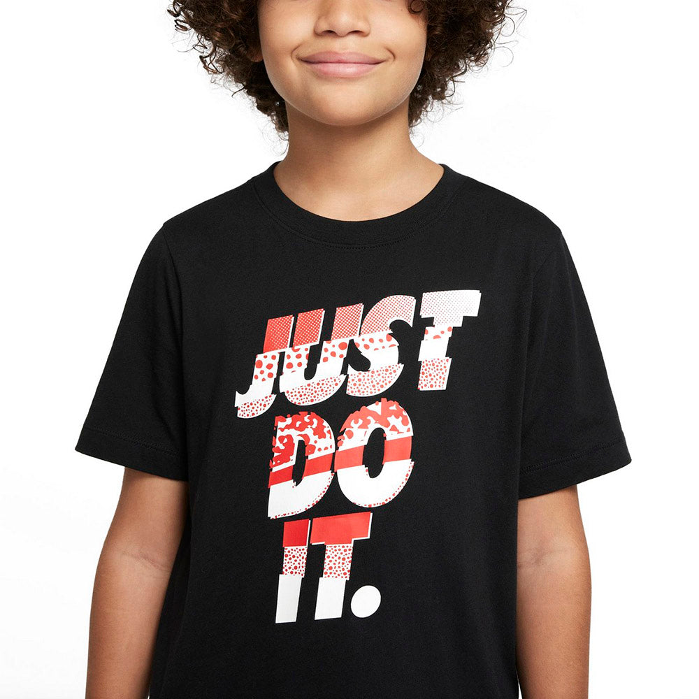 חולצת טישרט נייק קצרה Just Do It Brandmark נוער