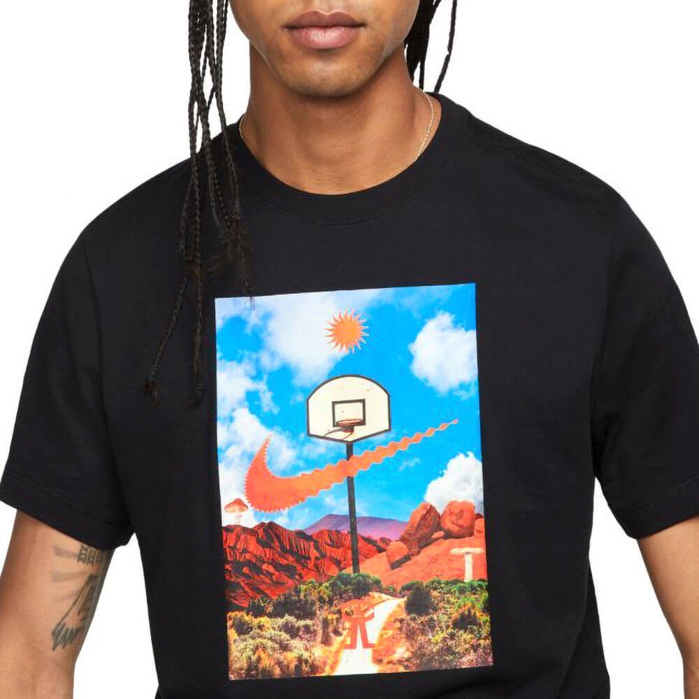 חולצת טישירט קצרה נייק Hoop Photo גברים