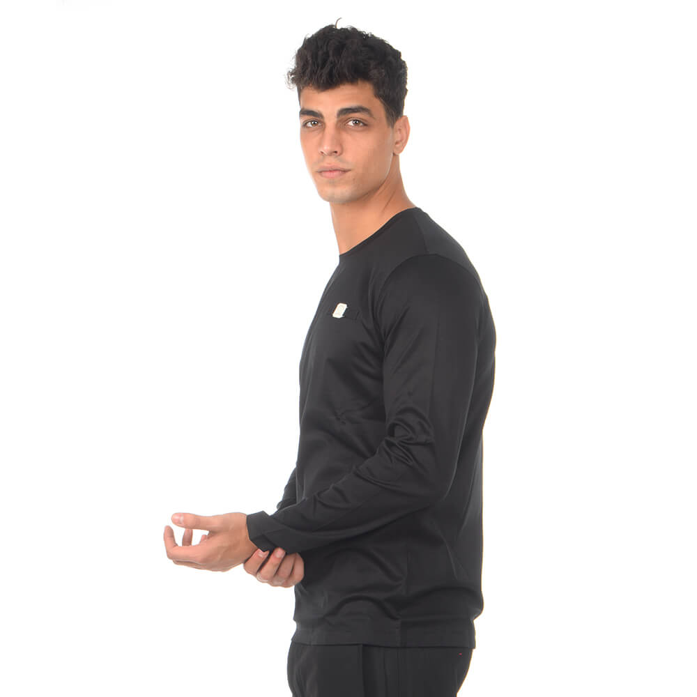 חולצת טישירט פול שארק ארוכה Small Metal Patch גברים