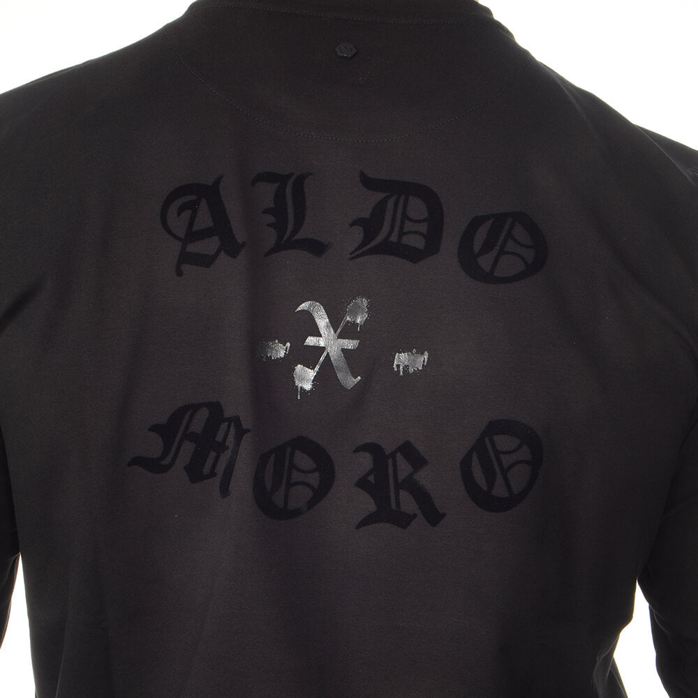 חולצת טישירט ארוכה אלדו מורו הדפס גולגולת גברים