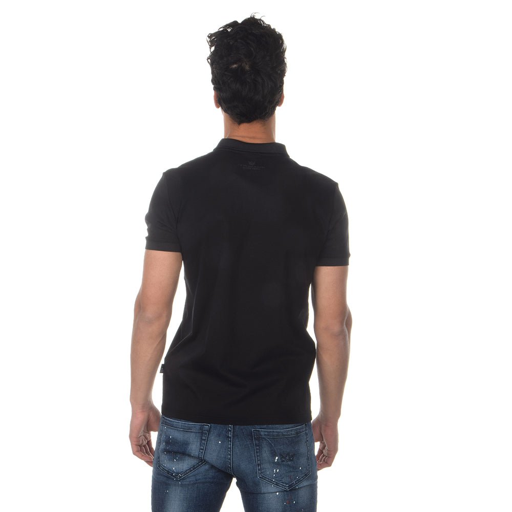 חולצת פולו אלדו מורו קצרה Zipper Logo גברים