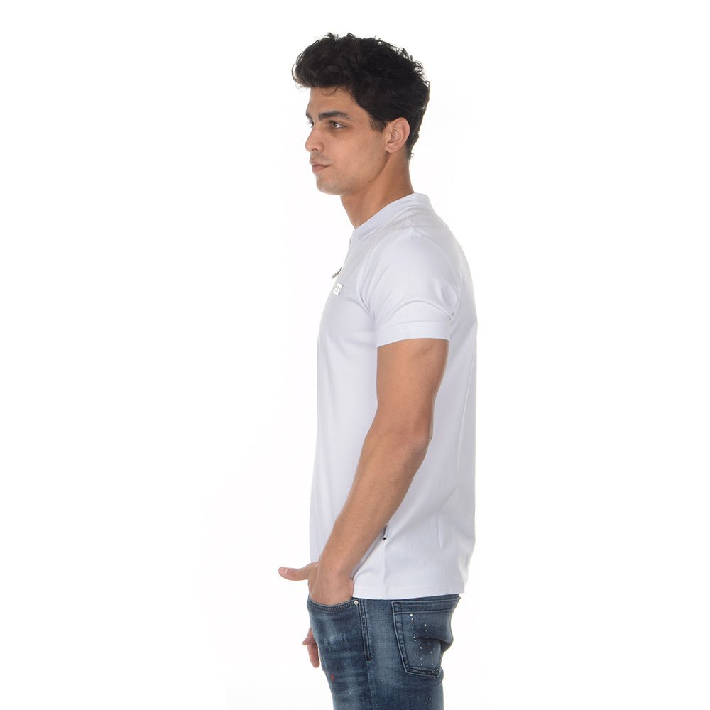 חולצת פולו אלדו מורו קצרה Zipper Logo גברים