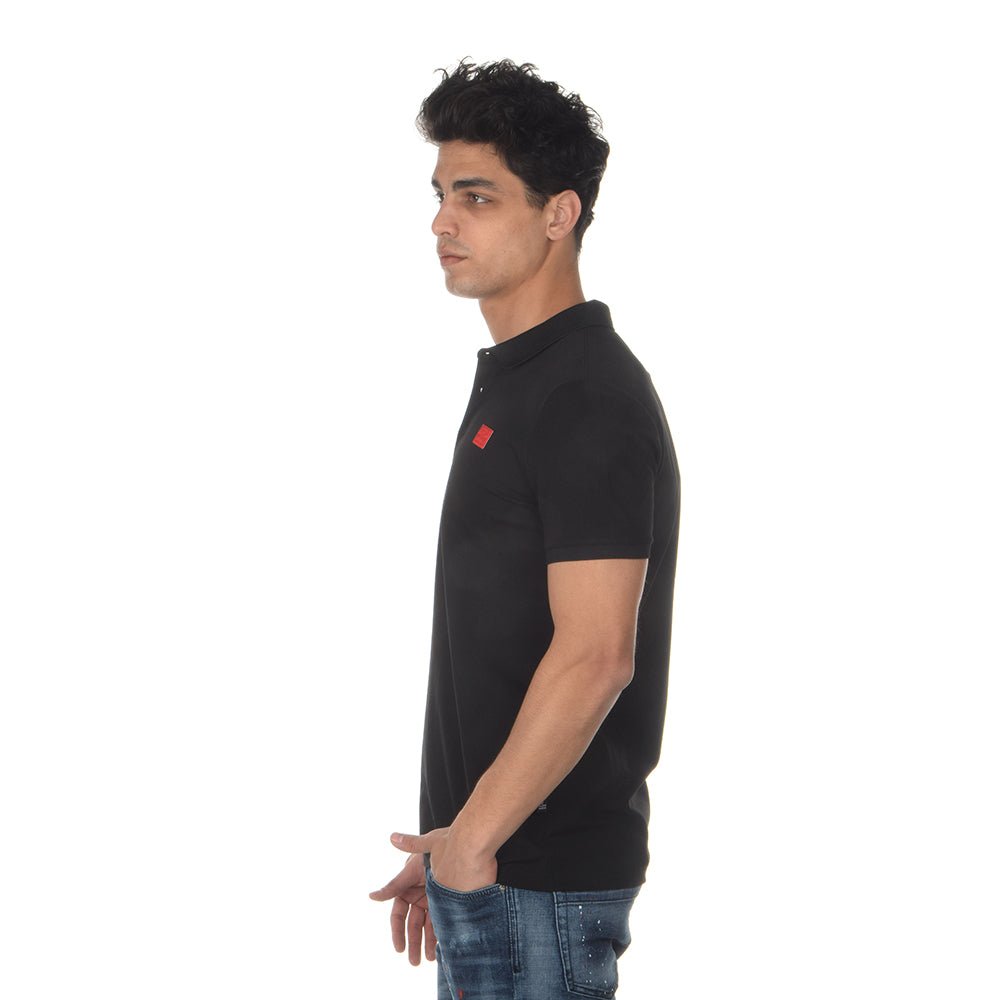 חולצת פולו קצרה Patch Logo גברים