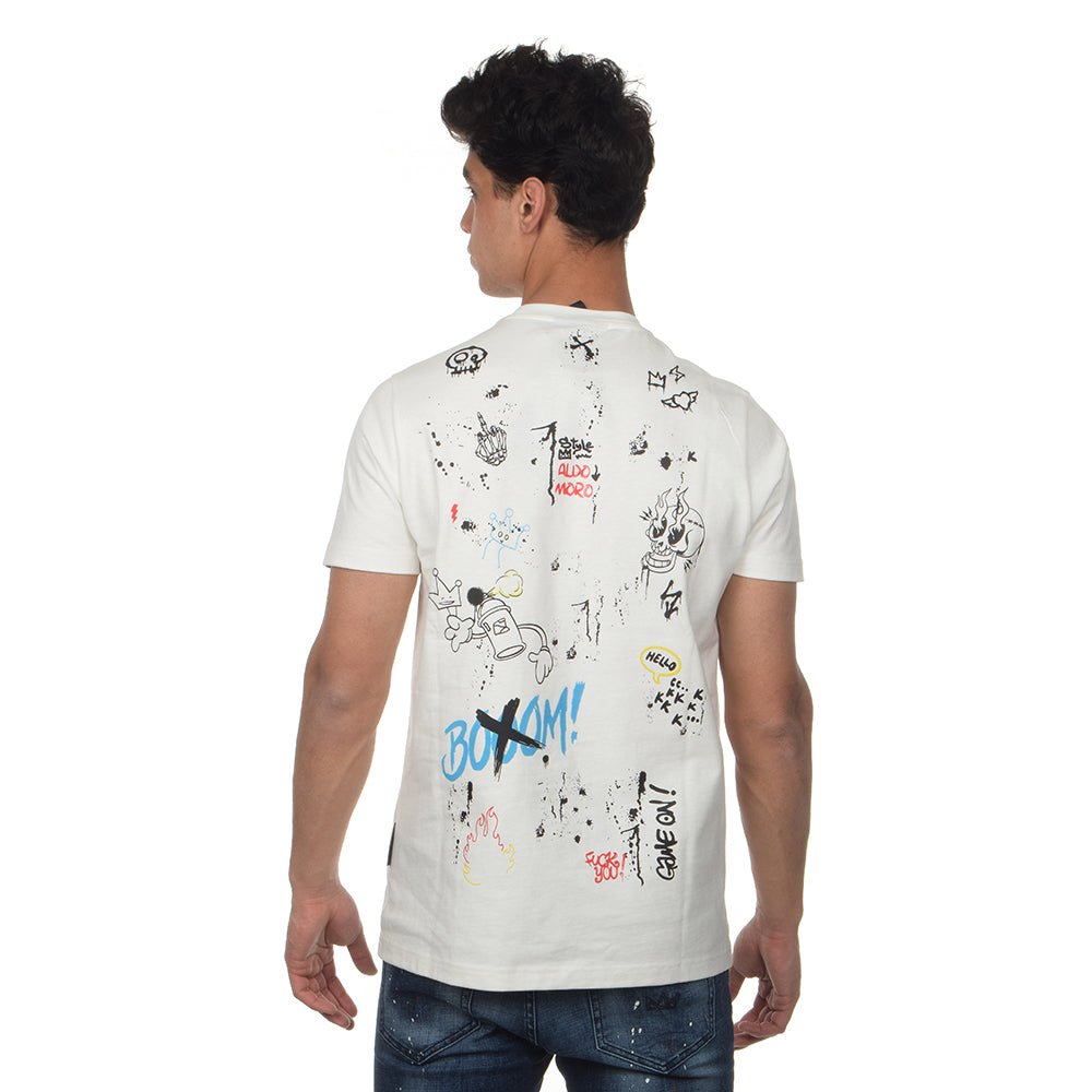 חולצת טישרט אלדו מורו קצרה Graffiti גברים