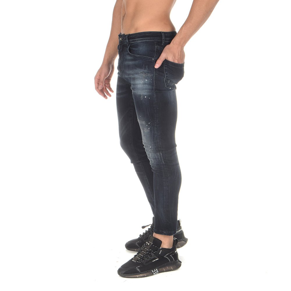 ג'ינס אלדו מורו סקיני עם שפשופים גברים