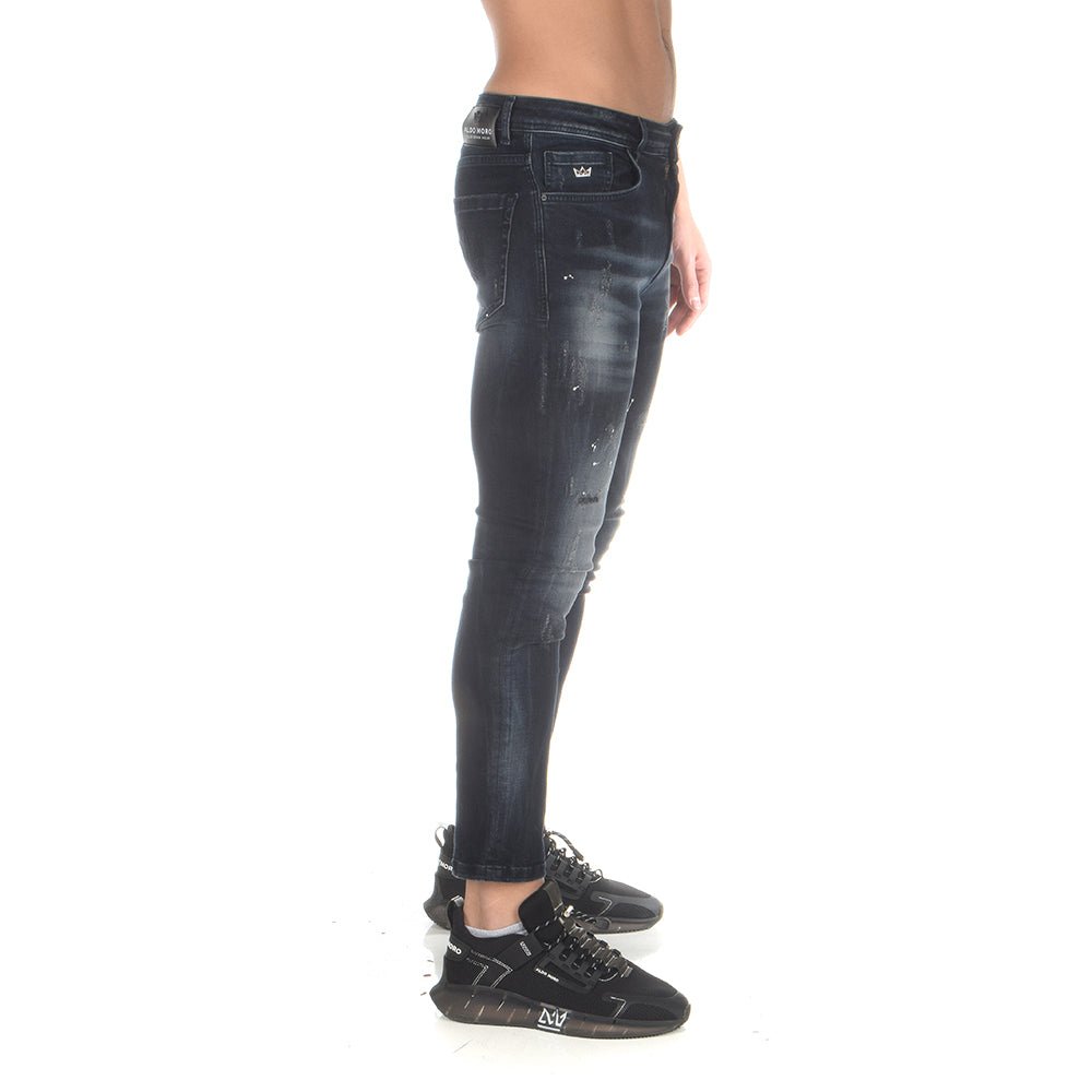 ג'ינס אלדו מורו סקיני עם שפשופים גברים