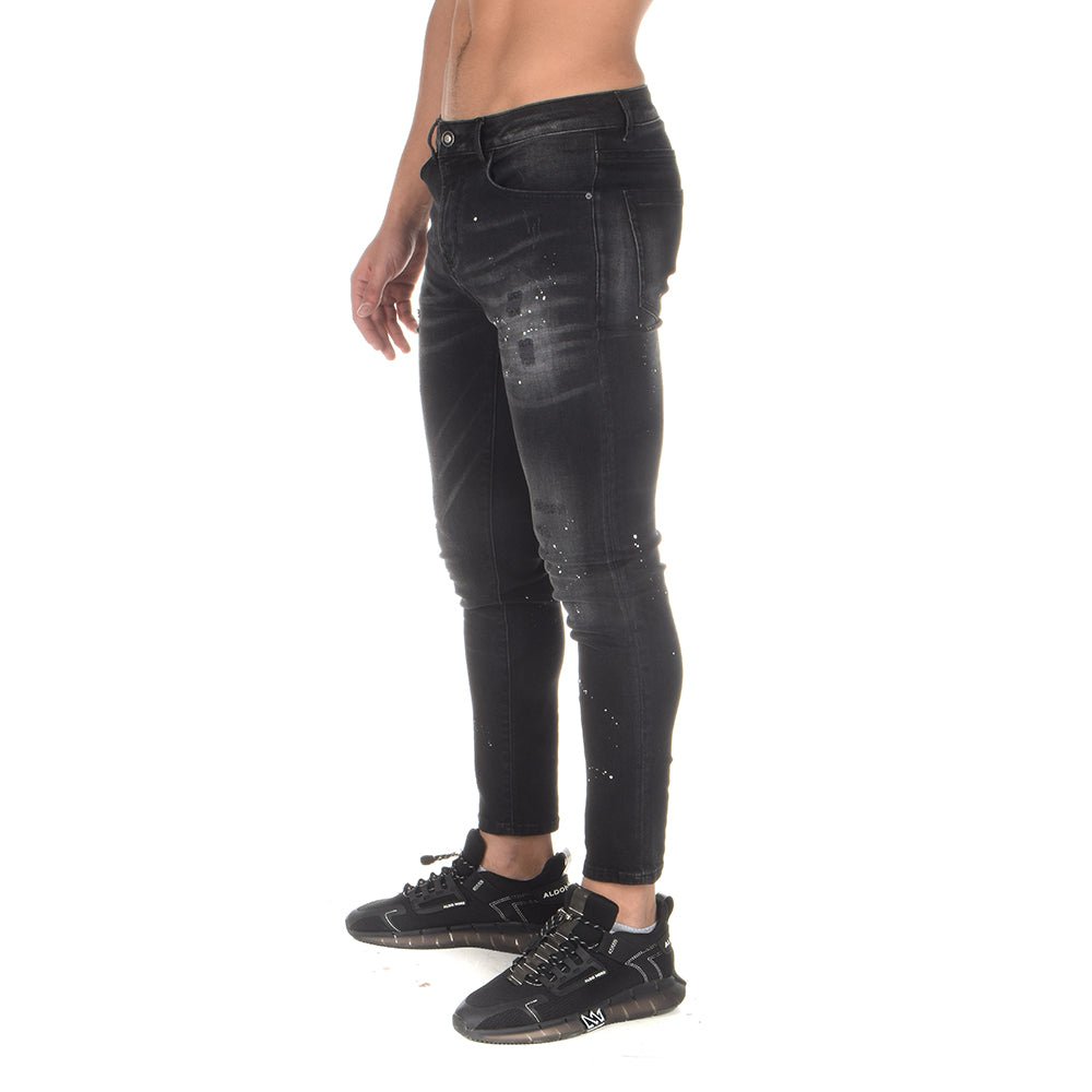 ג'ינס אלדו מורו סקיני משופשף עם קרעים גברים