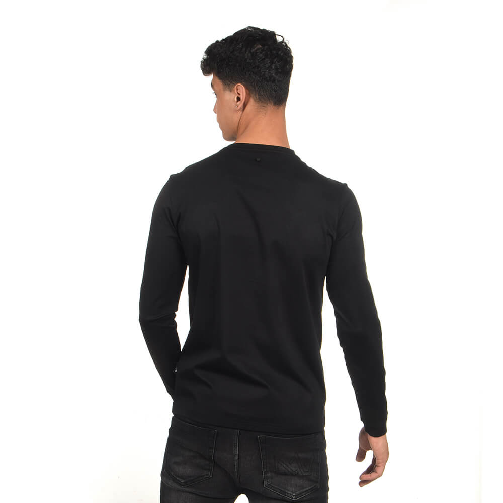 חולצת טישירט ארוכה אלדו מורו מטאליק פאץ' גברים