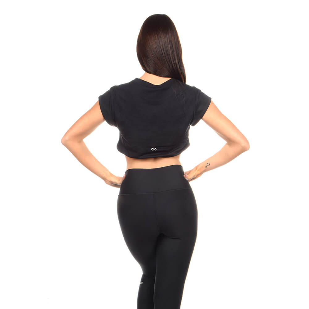חולצת קרופ אלו יוגה קצרה Dreamy Crop נשים