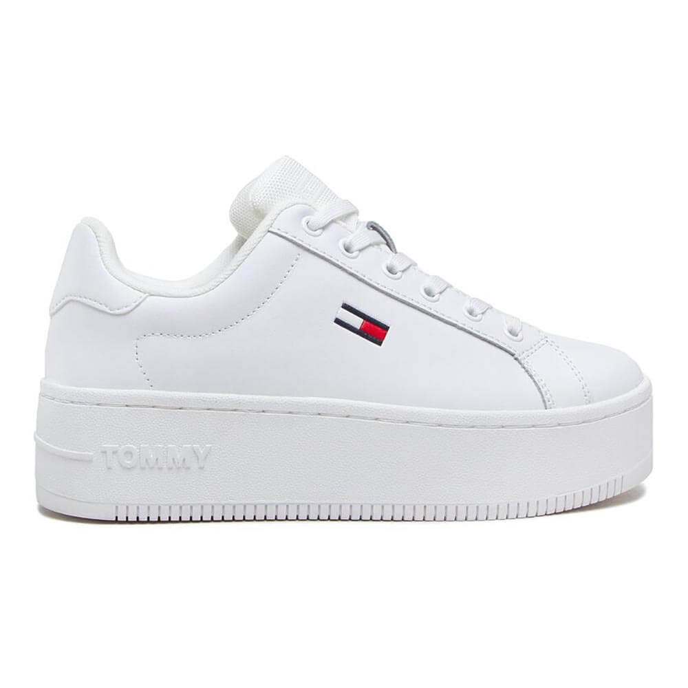 נעלי סניקרס טומי הילפיגר Essentials Embossed Logo Flatform נשים