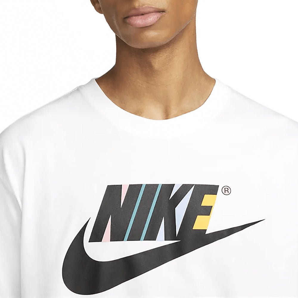 חולצת טישירט קצרה נייק עם הדפס לוגו גברים