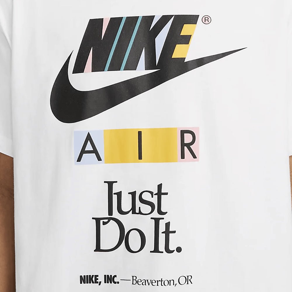 חולצת טישירט קצרה נייק עם הדפס לוגו גברים