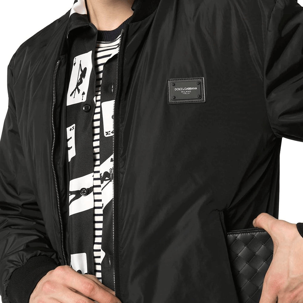 ג'קט דולצ'ה גבאנה Logo Patch Bomber גברים